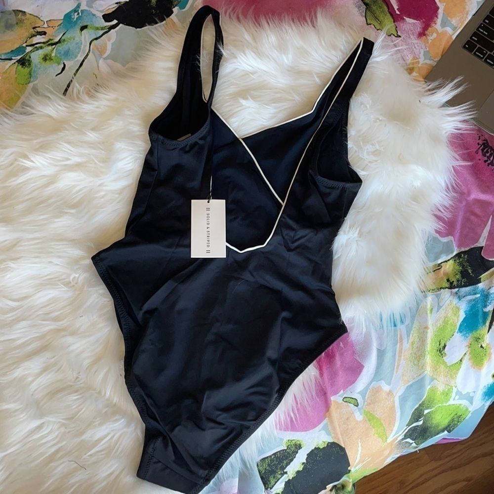 Solid & Striped One Piece - Picture 7 of 7